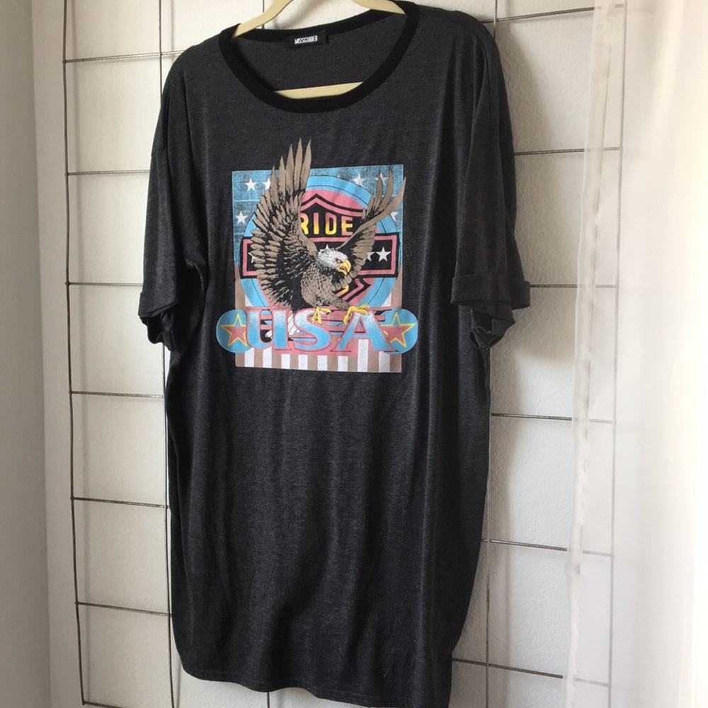 Graphic tee dress